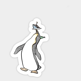 Penguin Birthday Sticker